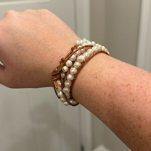 Wraparound Pearl Bracelet